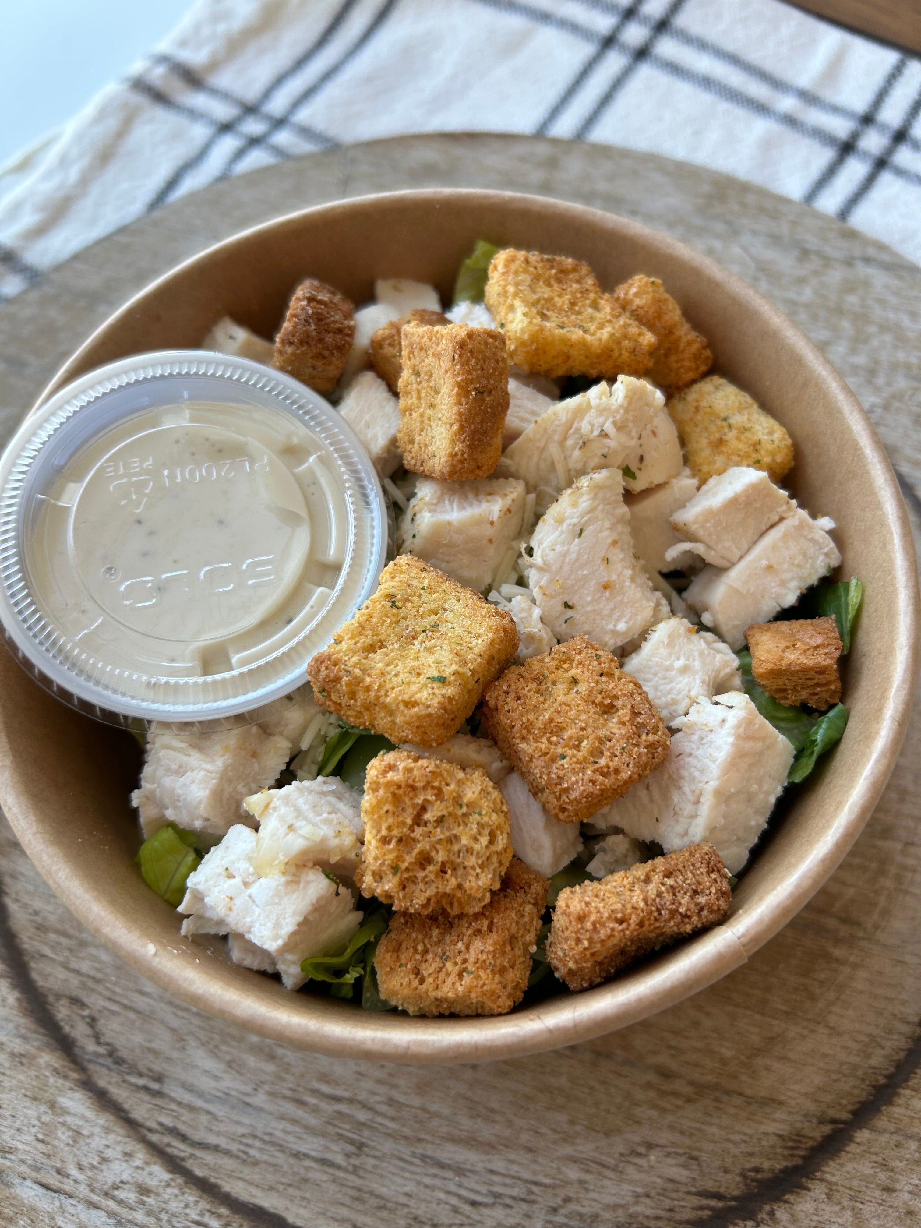 Lunch Box Chicken Caesar Salad