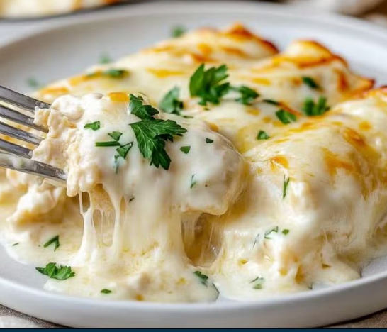 White Chicken Enchiladas