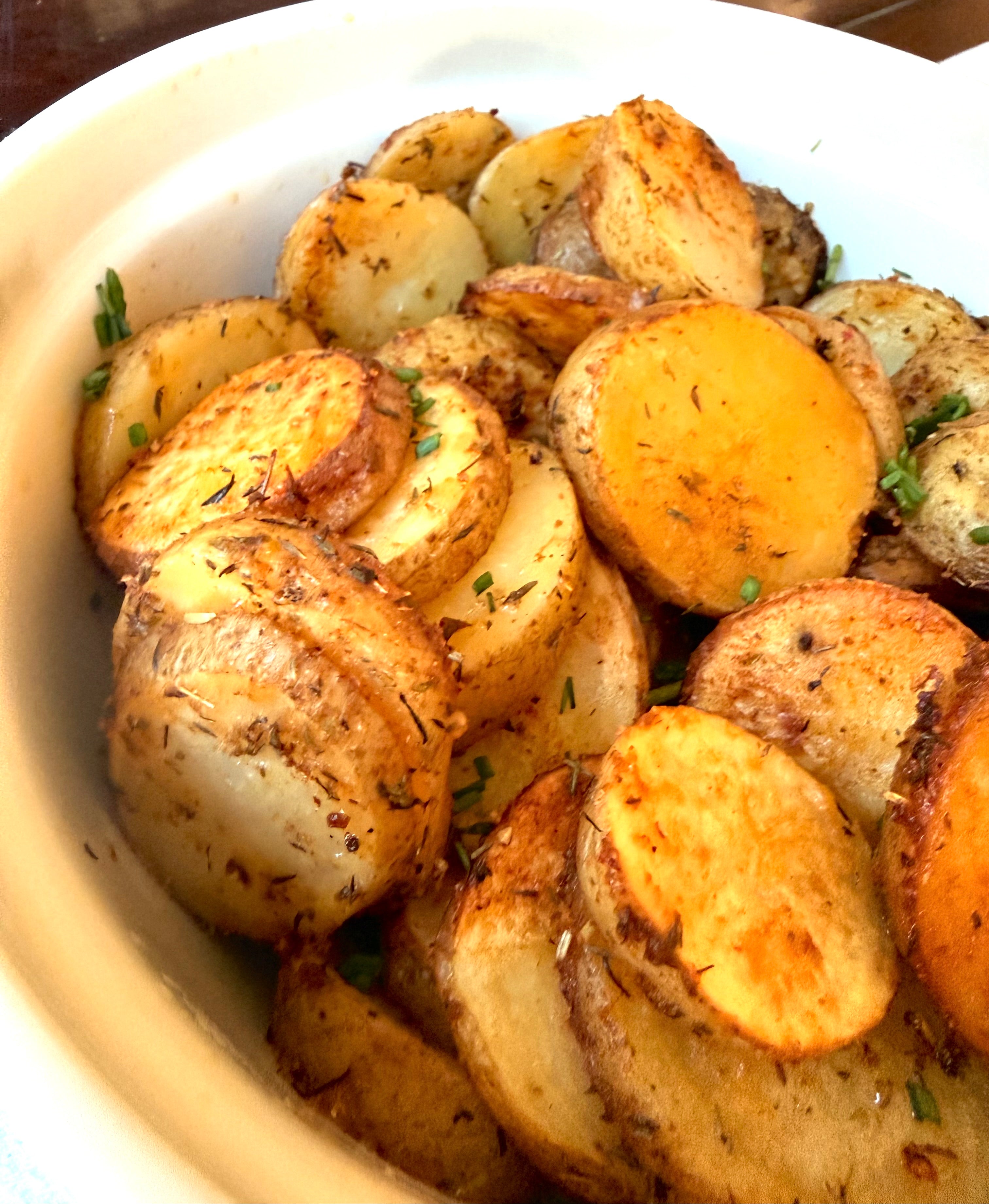 Parmesan Crusted Roasted Potatoes - VEG - Vegetarian