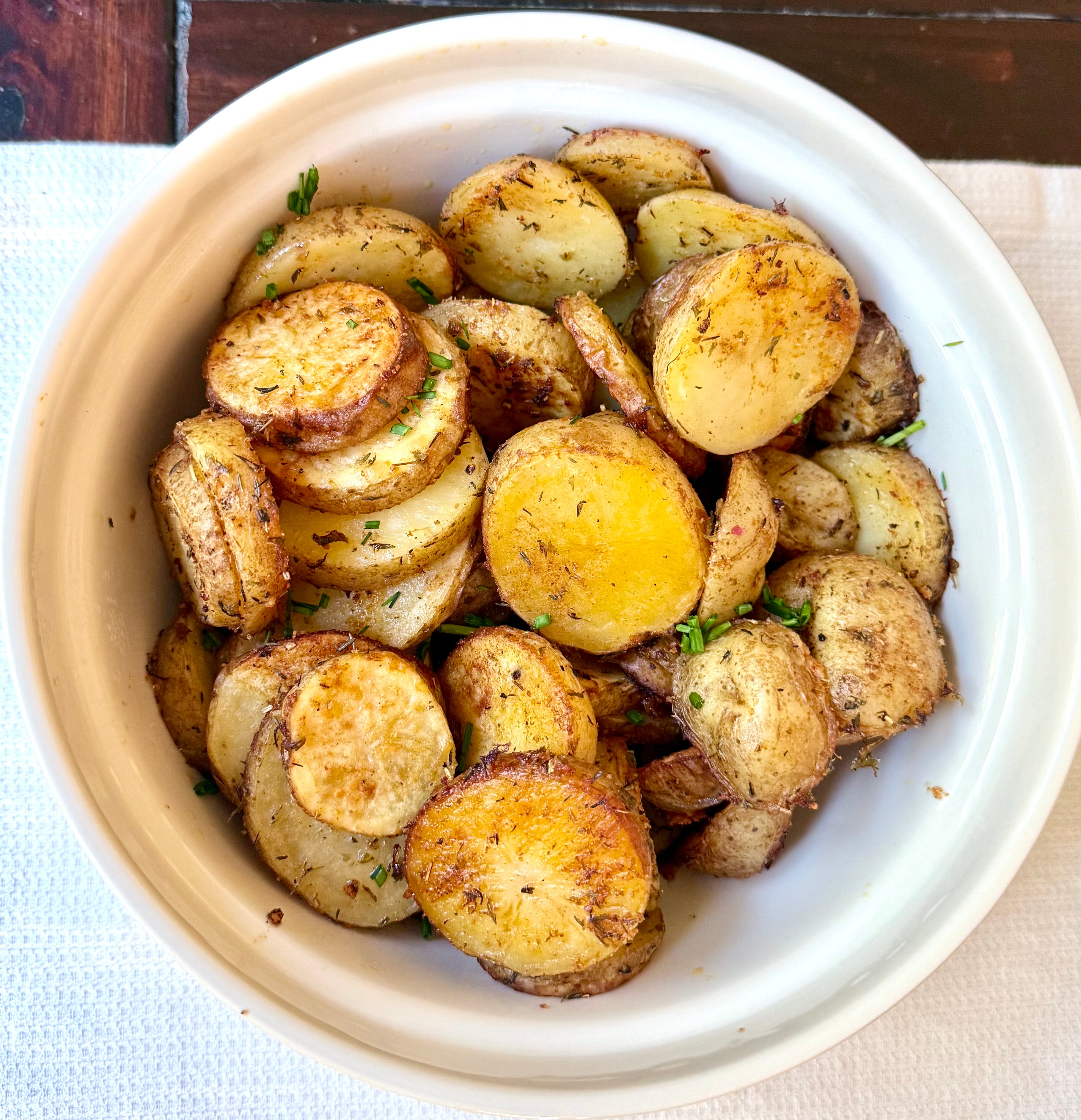 Parmesan Crusted Roasted Potatoes - VEG - Vegetarian
