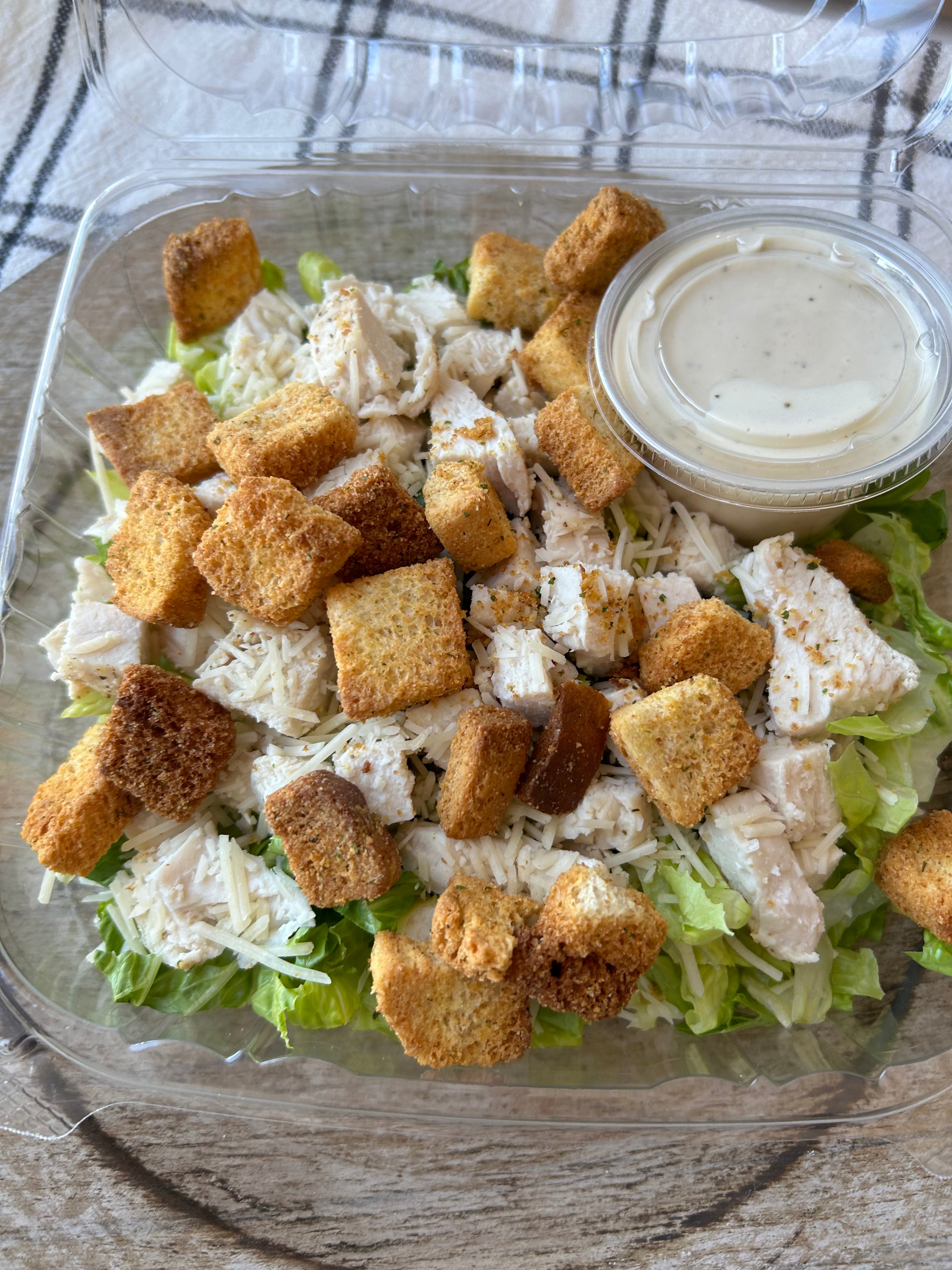 Caesar Salad with Roasted Chicken