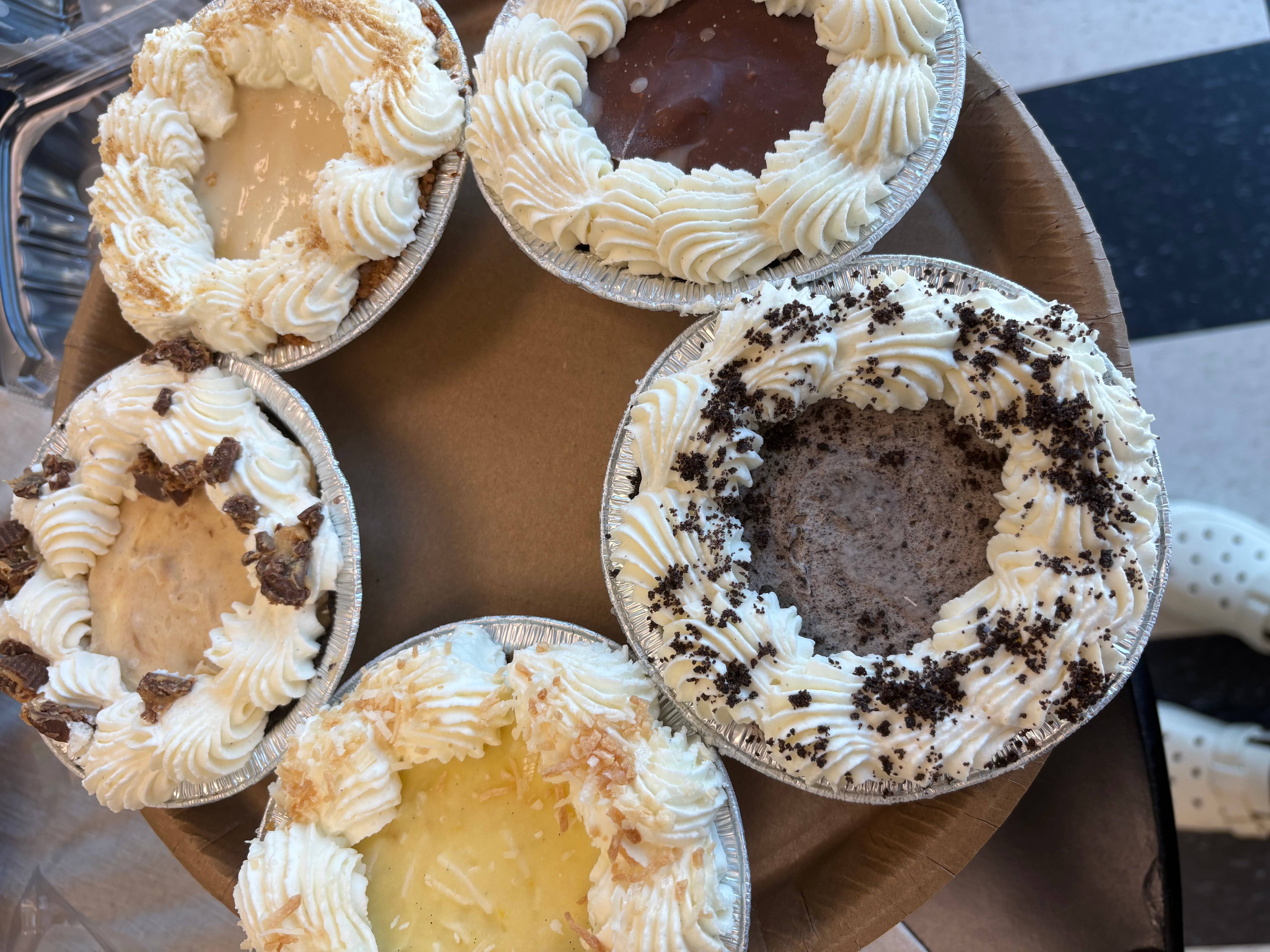 Velvety No-Bake Pies