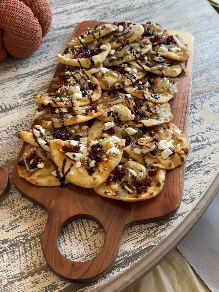 Caramelized Onion Feta Flat Bread