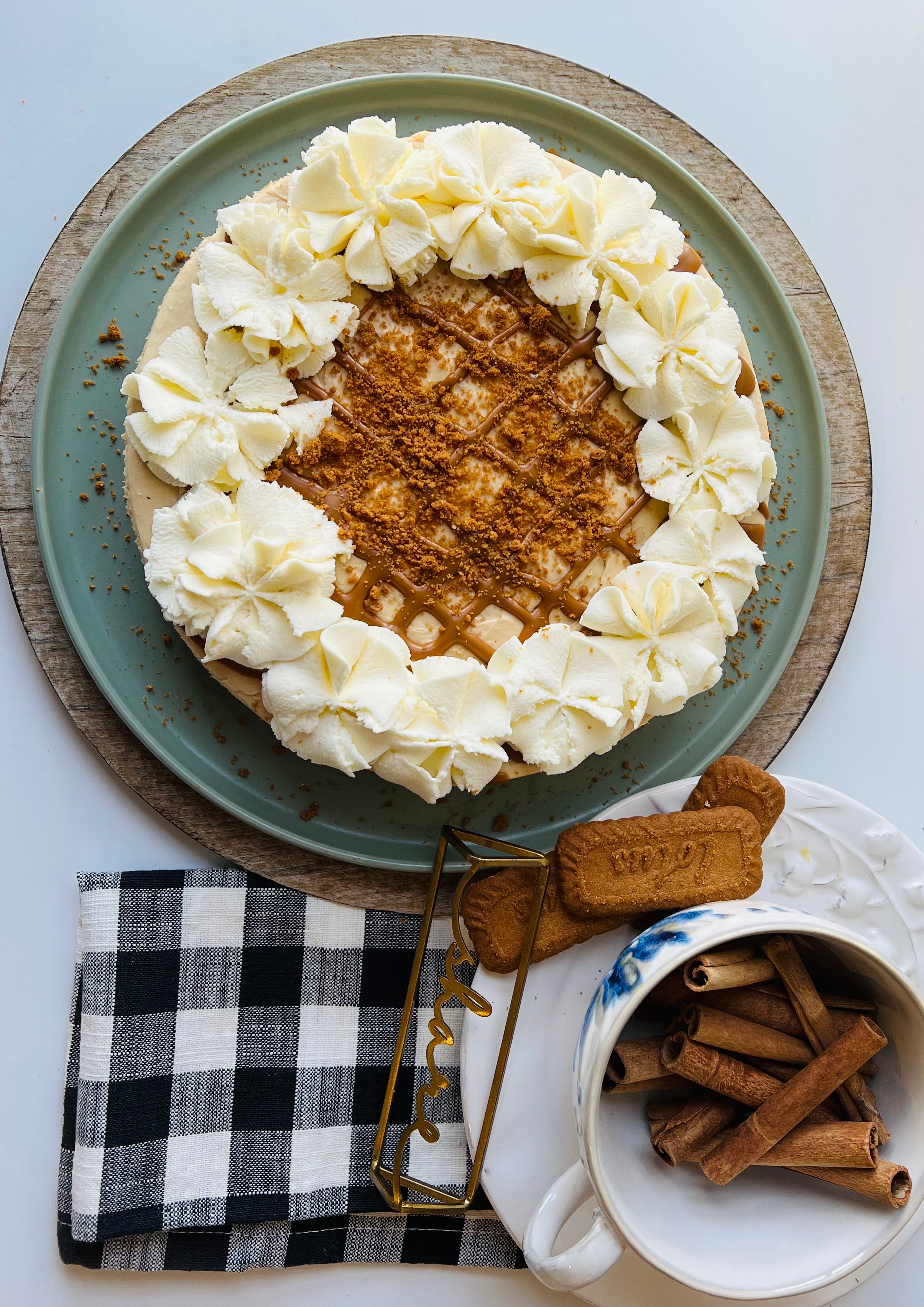 Biscoff No Bake Cheesecake - VEG