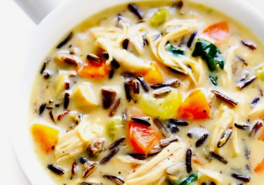 Chicken and Wild Rice Soup (GF)